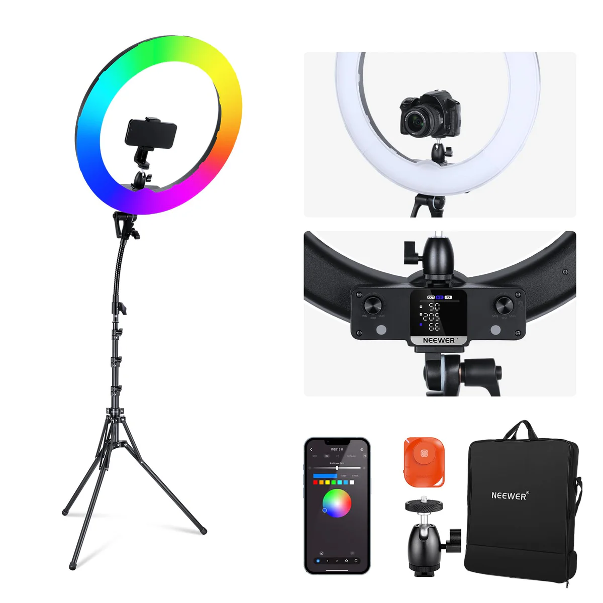 NEEWER LED Ring Light Kit 
