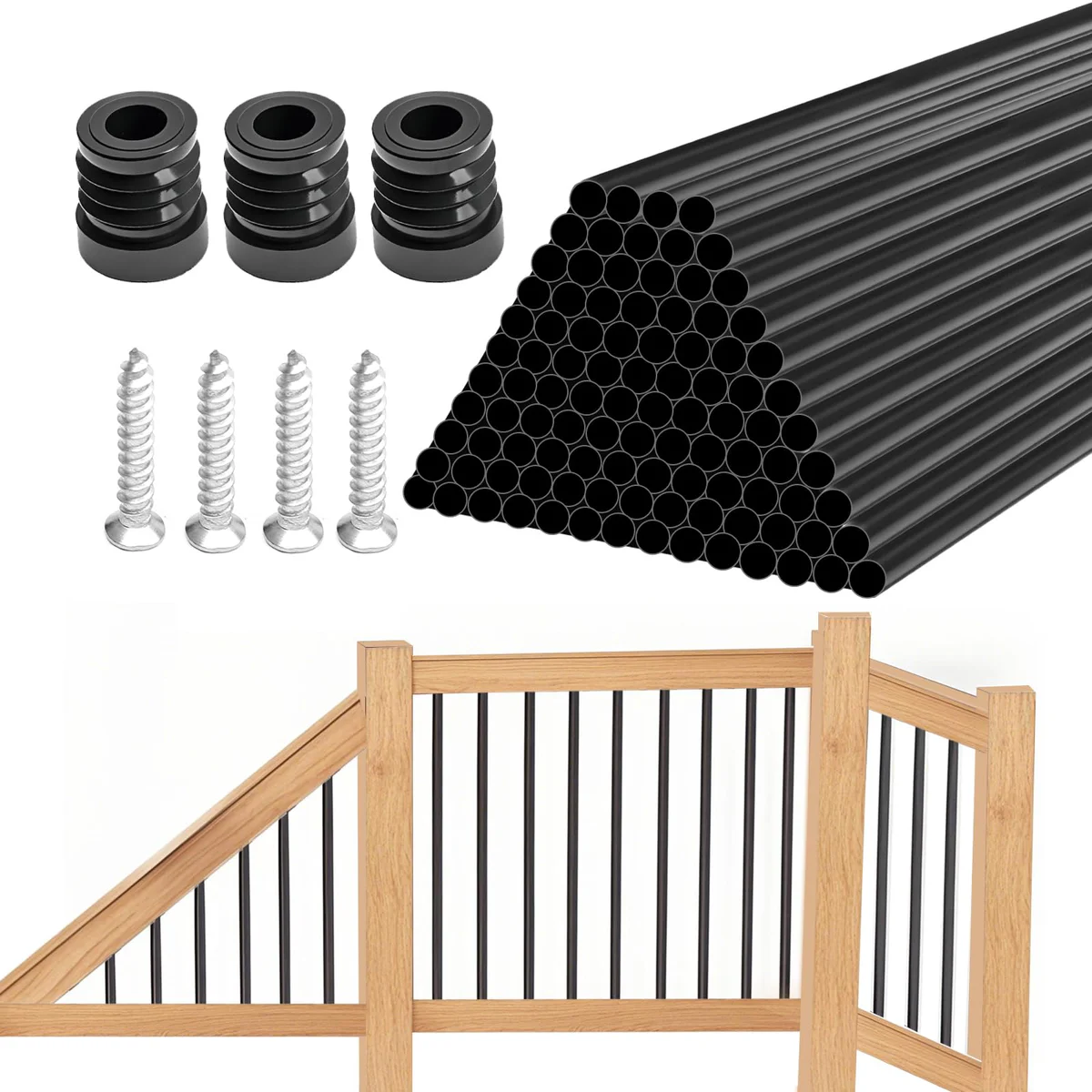 Kuailebuy Deck Balusters