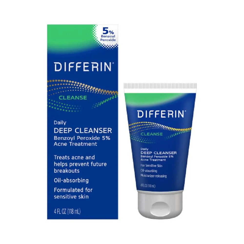 Differin Daily Deep Cleanser Acne Face Wash