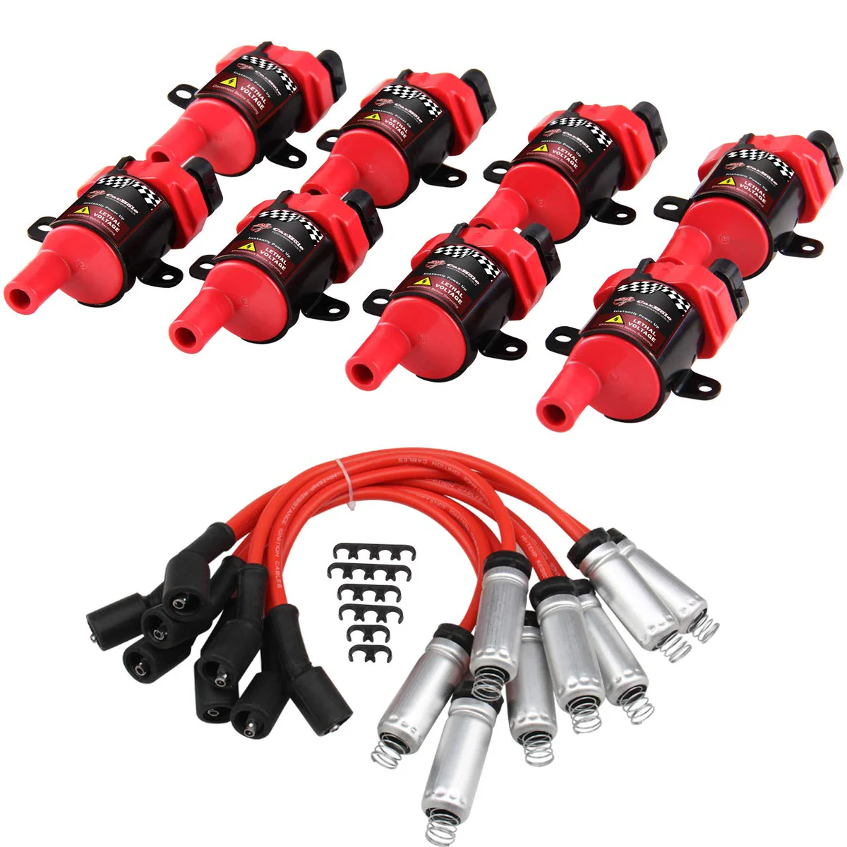 B4B BANG 4 BUCK Ignition Coils & Spark Plug Wire Kit