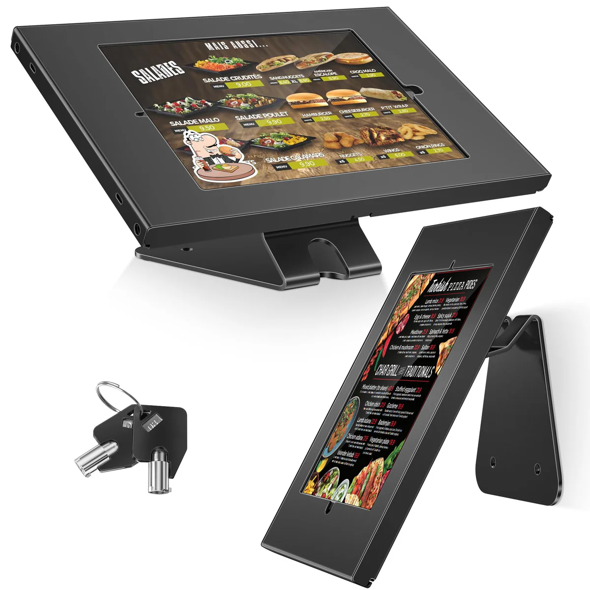  Anti-Theft Tablet Kiosk Counter Mount