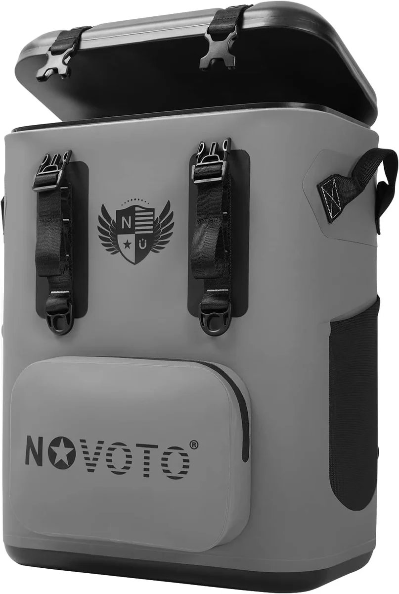 Novoto Magnetic Backpack Cooler 30 Can Zipperless