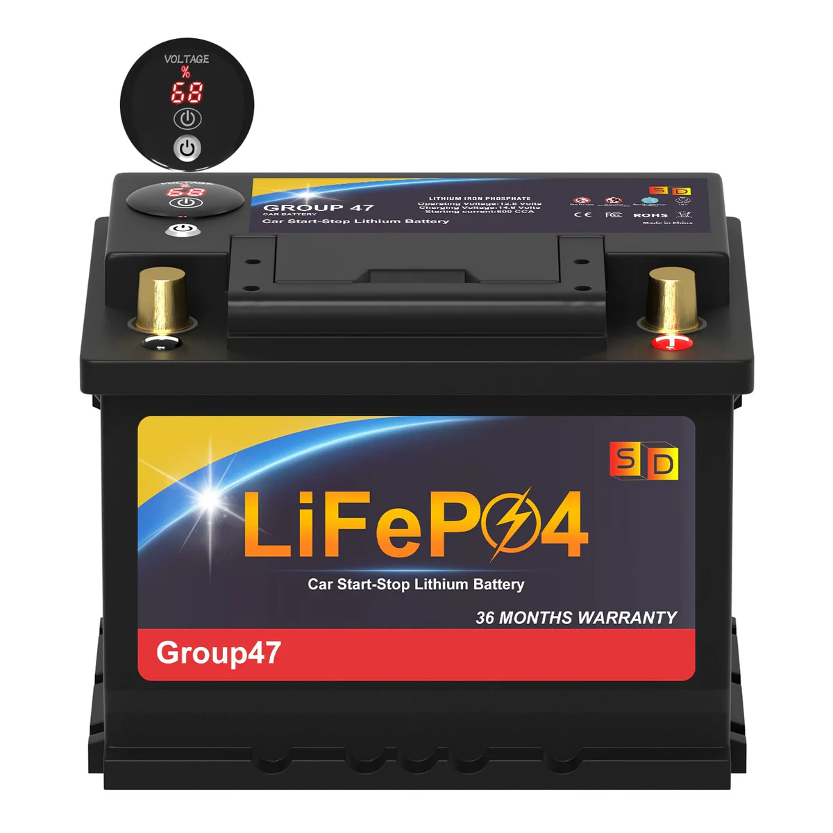 TPE Lithium Car Battery 