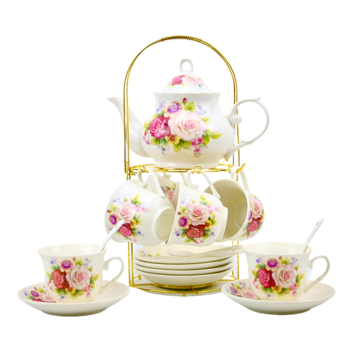 Tatsumi Japanese Porcelain Tea Set