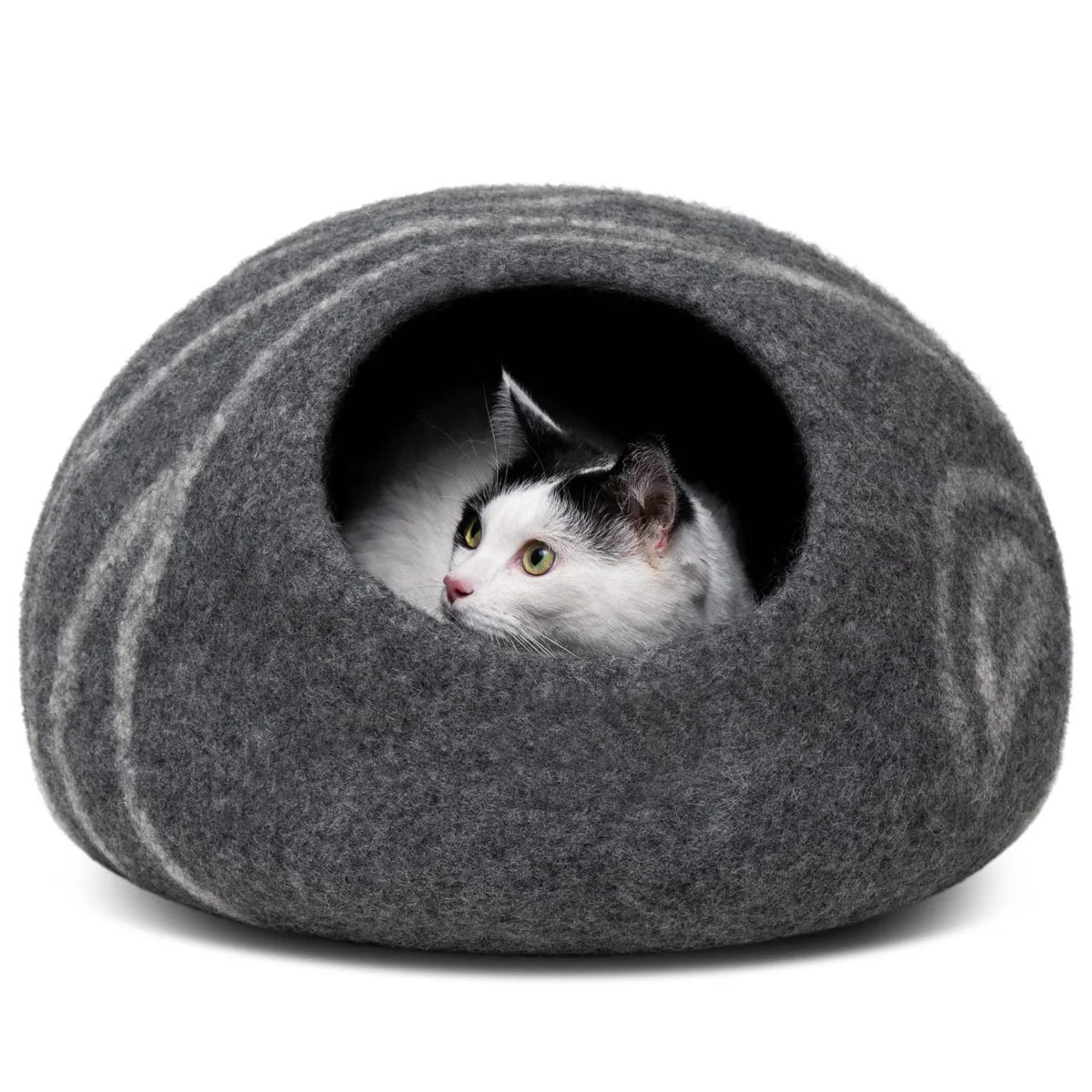 MEOWFIA Premium Felt Cat Bed Cave
