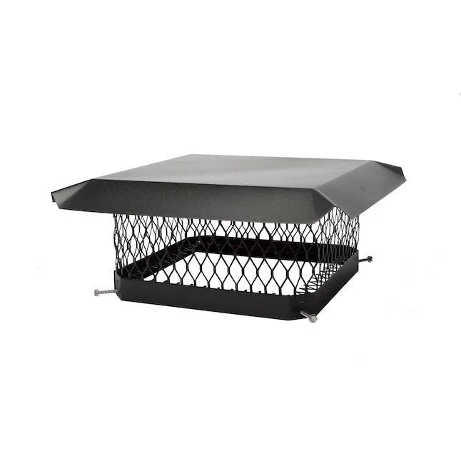 Shelter 13-in x 13-in Black-Painted Galvanized Steel Chimney Cap