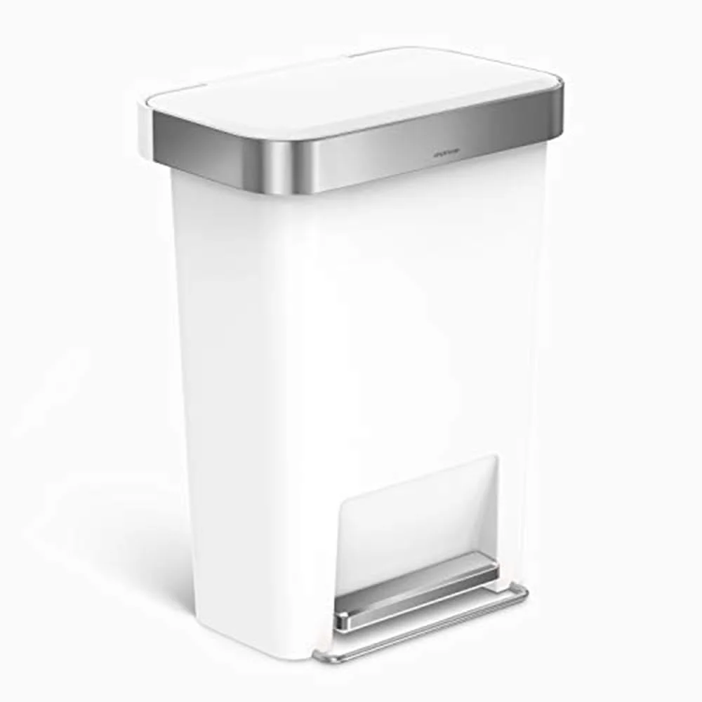simplehuman 45 Liter Rectangular Kitchen Step Trash Can