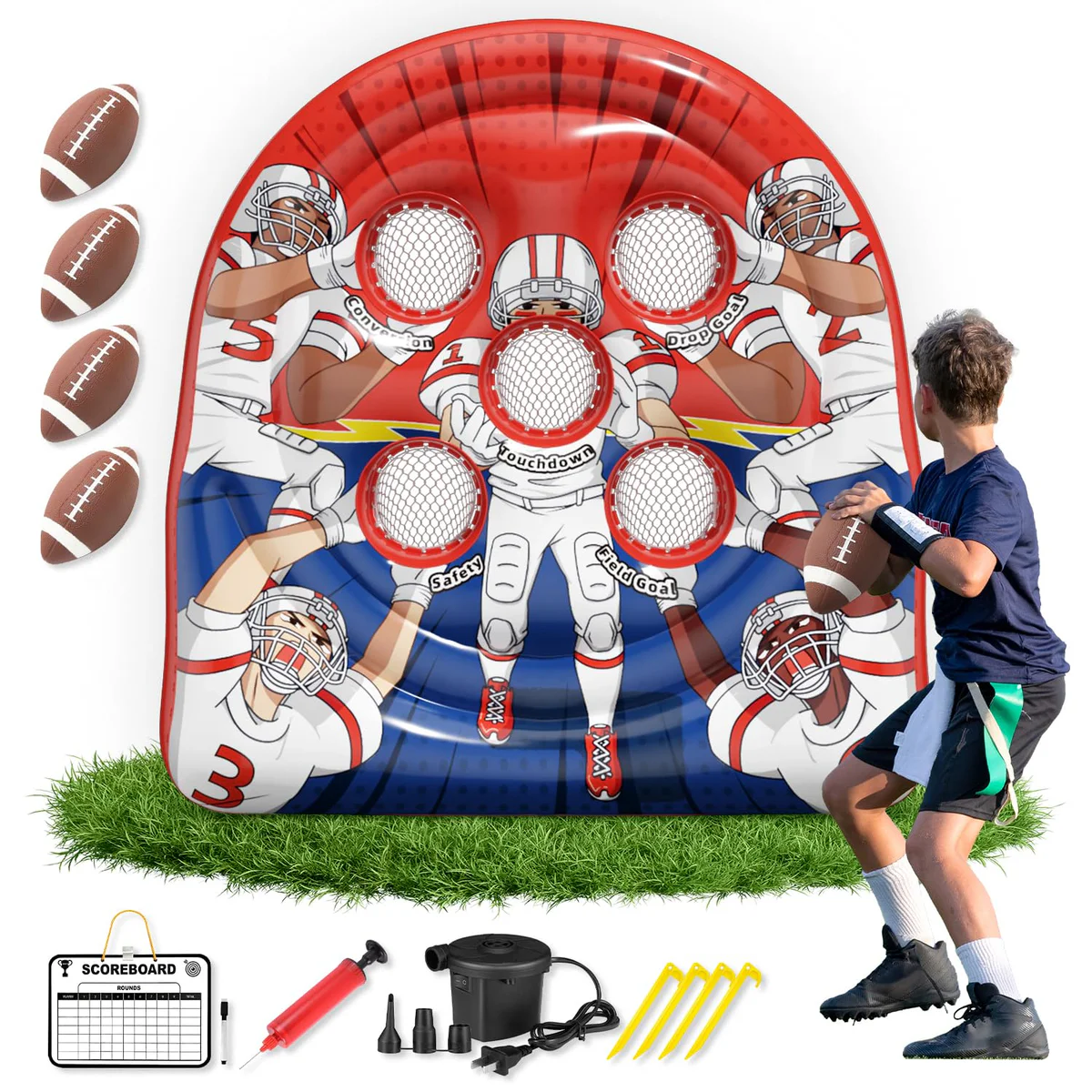 Funast Football Toss Game Set