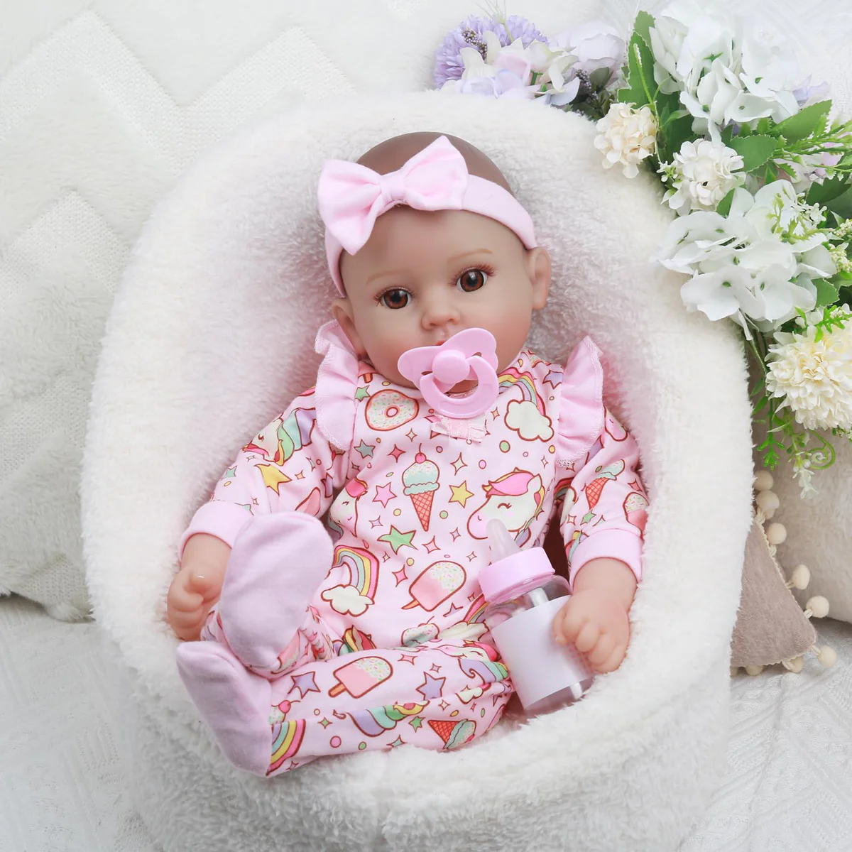 GOAROY Realistic 16-Inch Reborn Baby Doll Girl