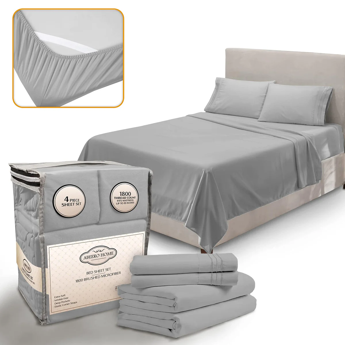 Abeero Home Sheets Set Cooling