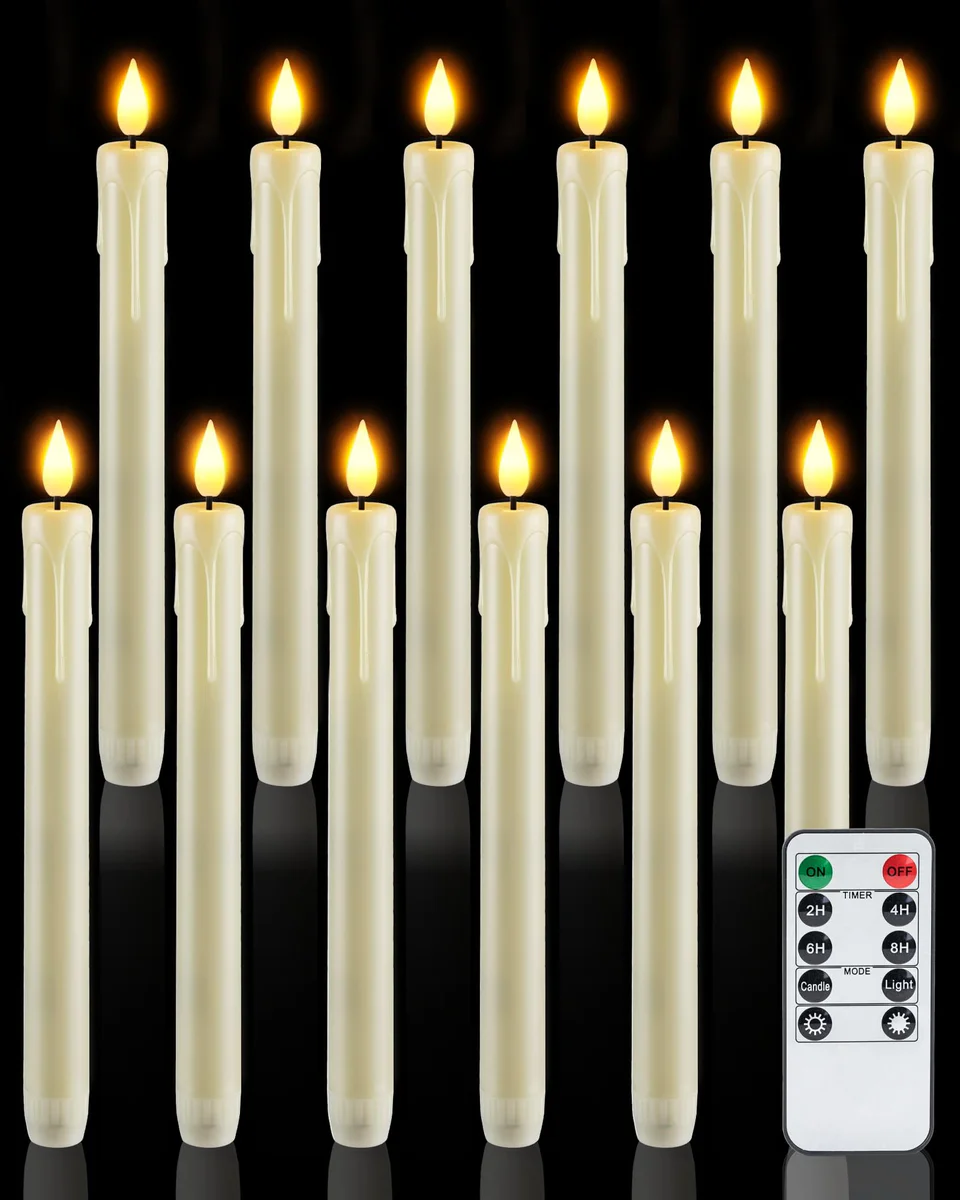 Homemory Flameless LED Taper Candles