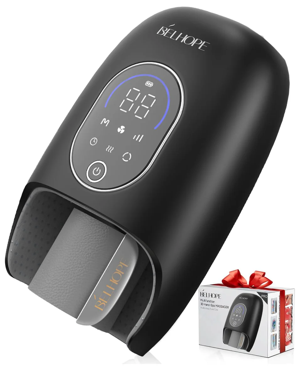 belhope Hand Massager with Heat and Compression