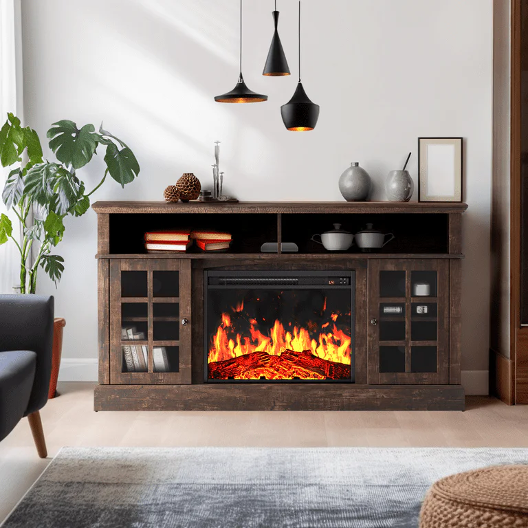 Myfurnideal Electric Fireplace TV Stand
