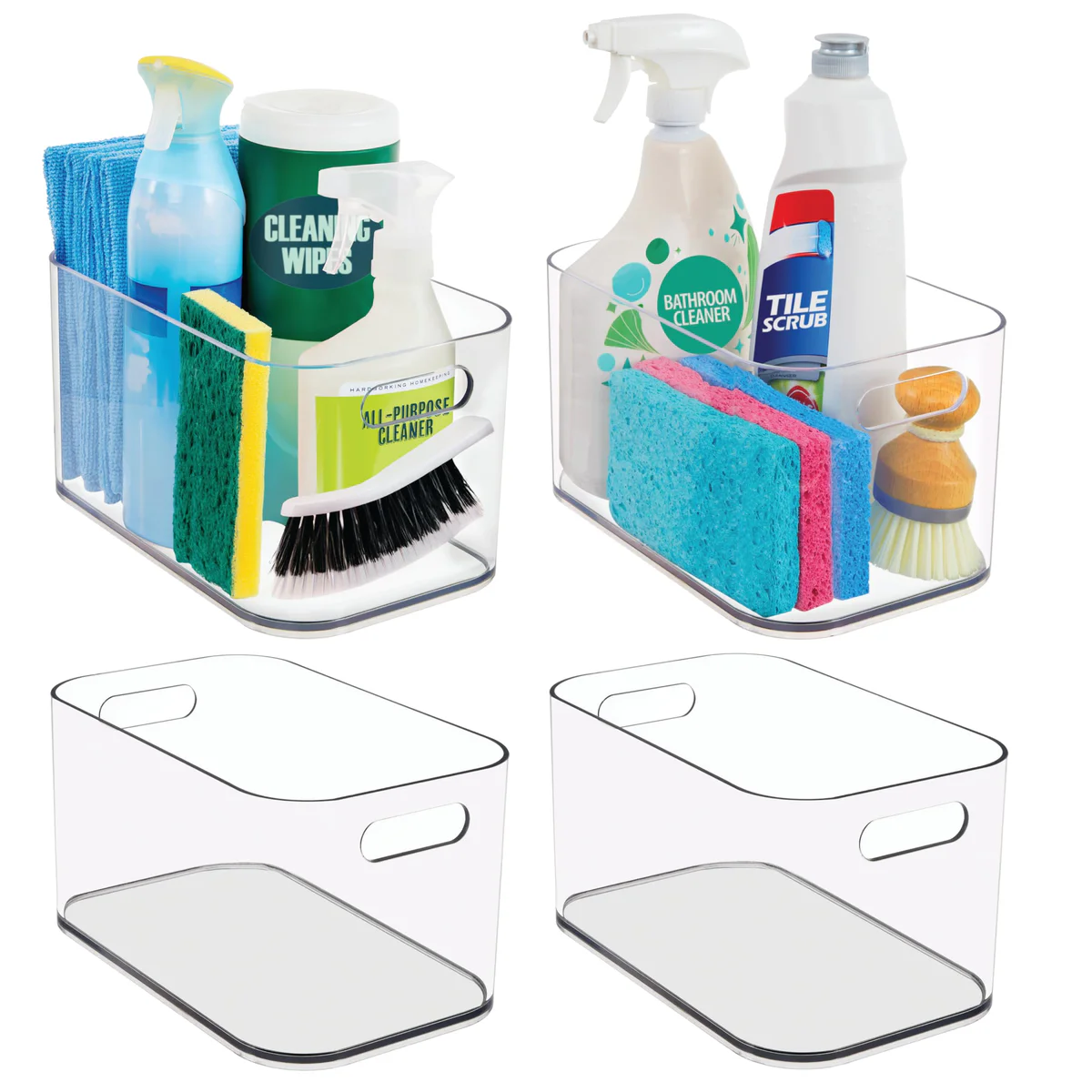STORi Clear Plastic Organizer Bins