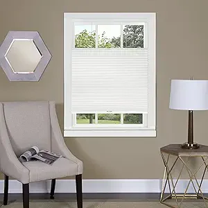 Top-Down Cordless Honeycomb Cellular Shade 36x64 White