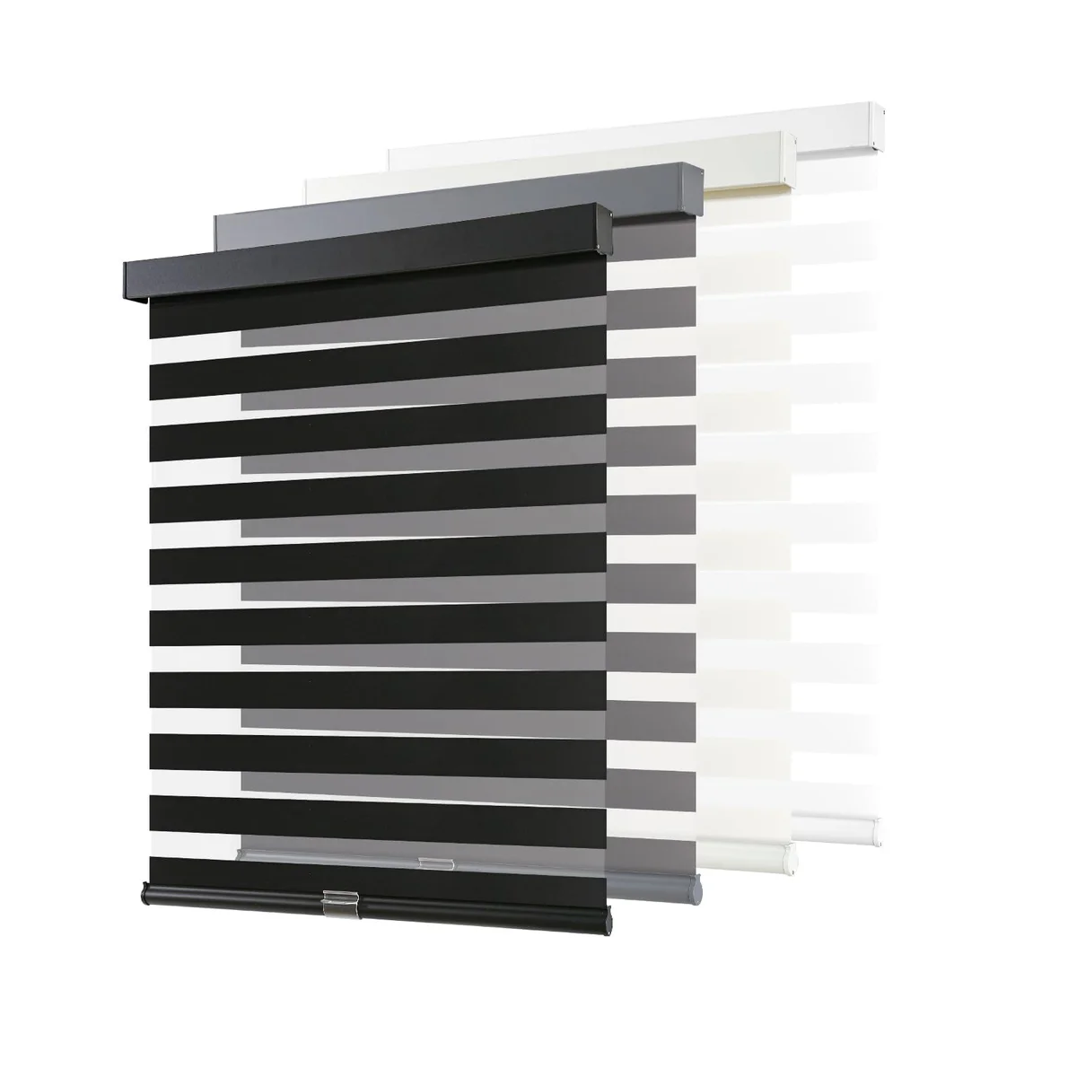 AOSKY Cordless Zebra Roller Shade Blinds