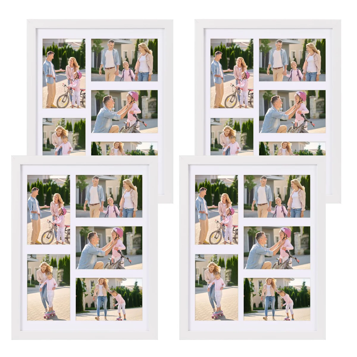 PHAREGE 5 Openings 4x6 Picture Frame Collage 