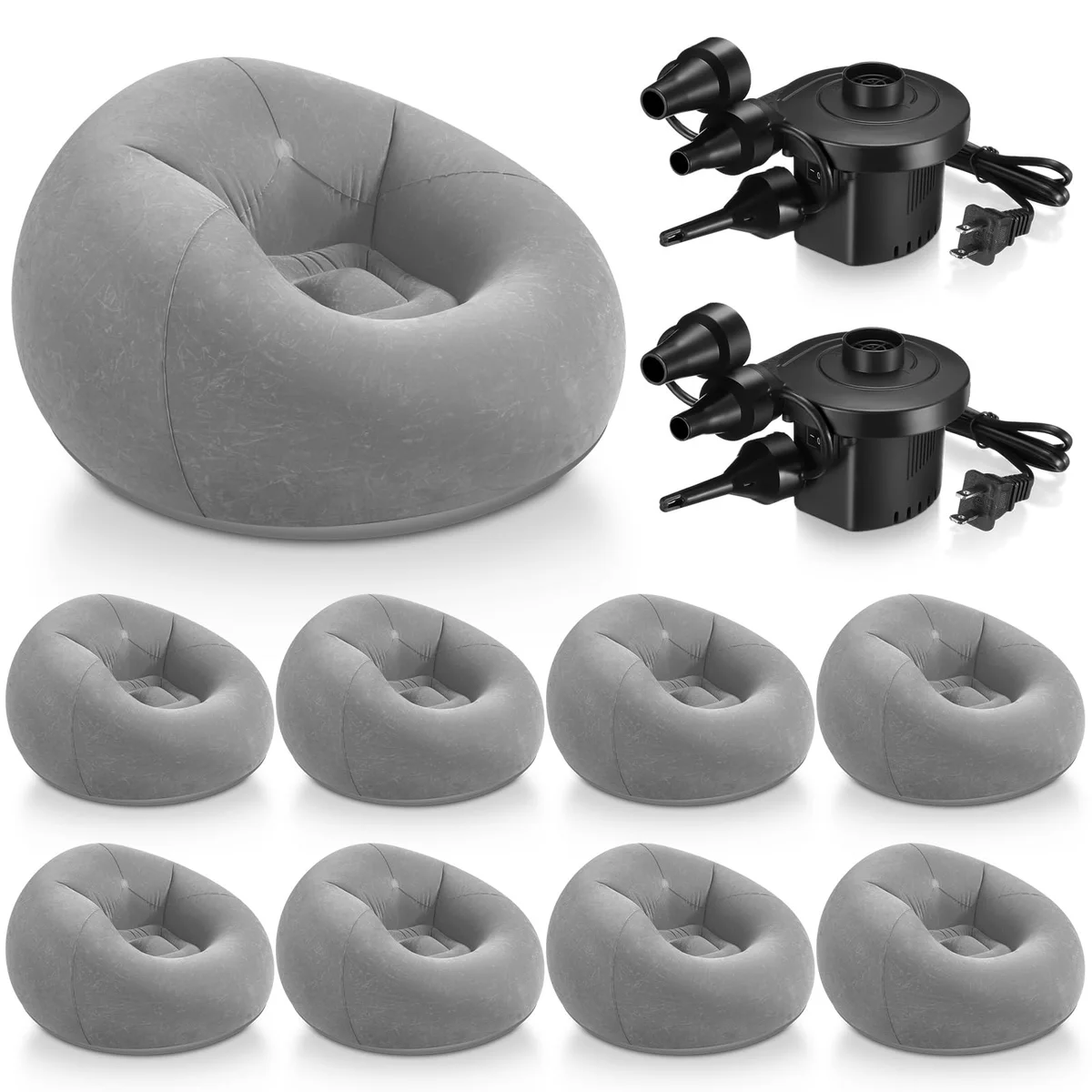 Realspring Inflatable Bean Bag Chair