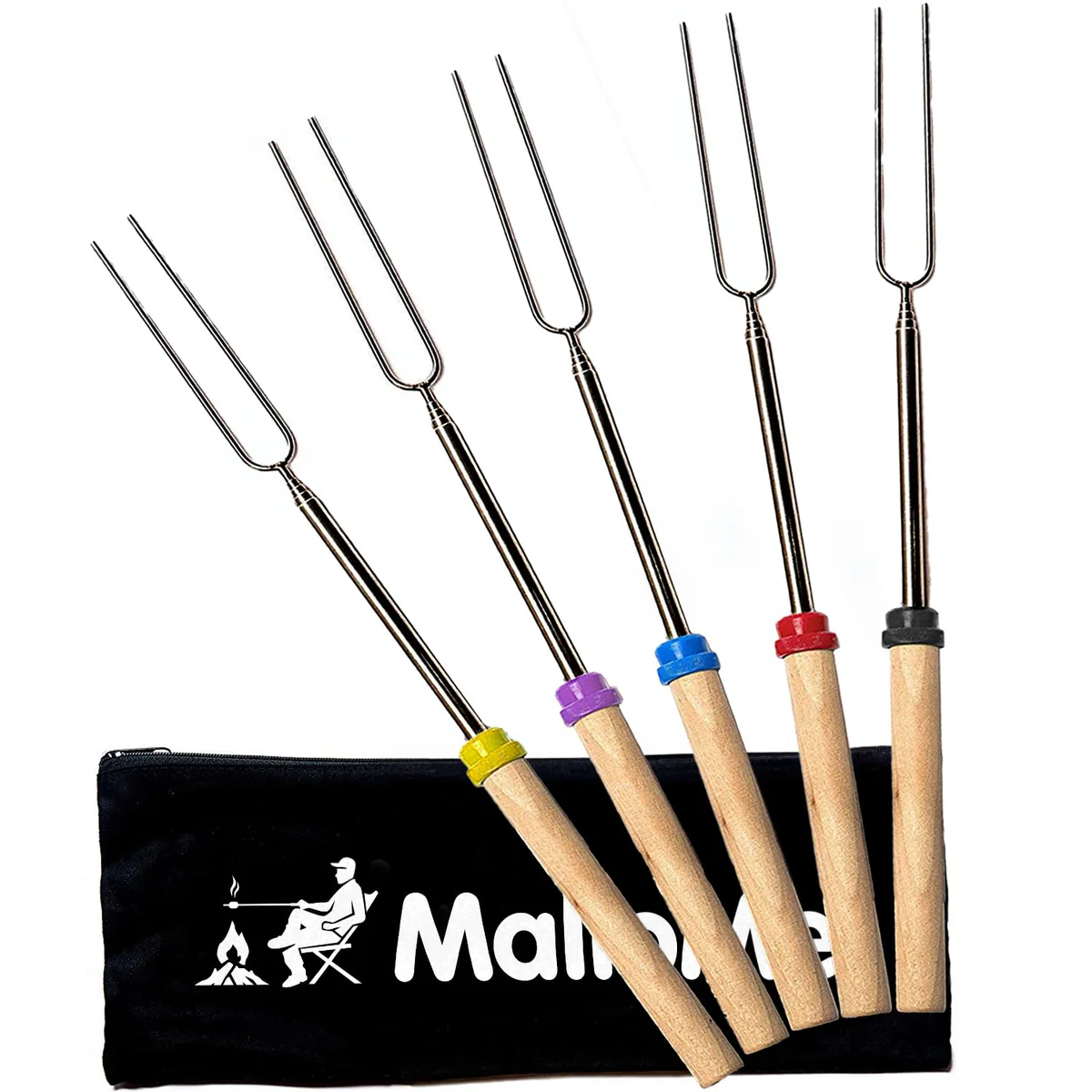 MalloMe Extendable Marshmallow Roasting Sticks Skewers