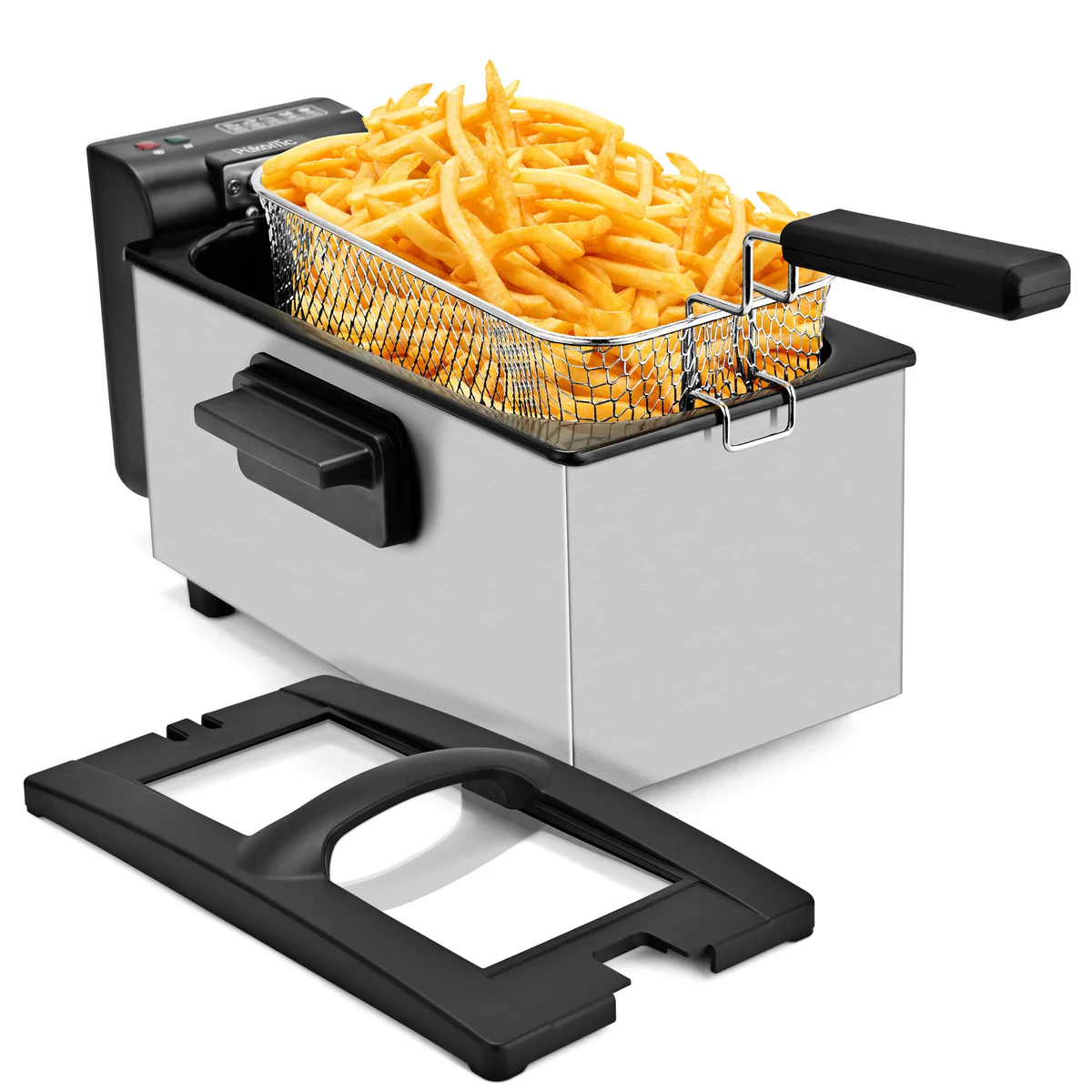 Pukomc Electric Deep Fryer with Basket
