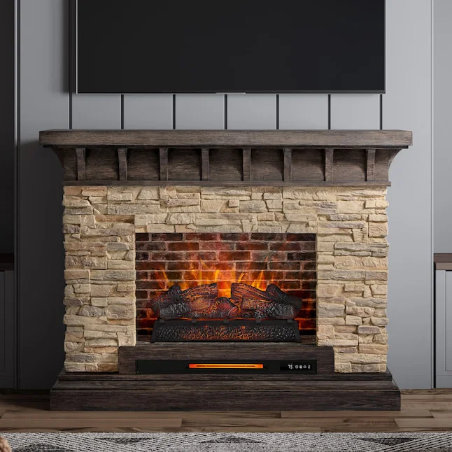 allen + roth Electric Fireplace Mantel