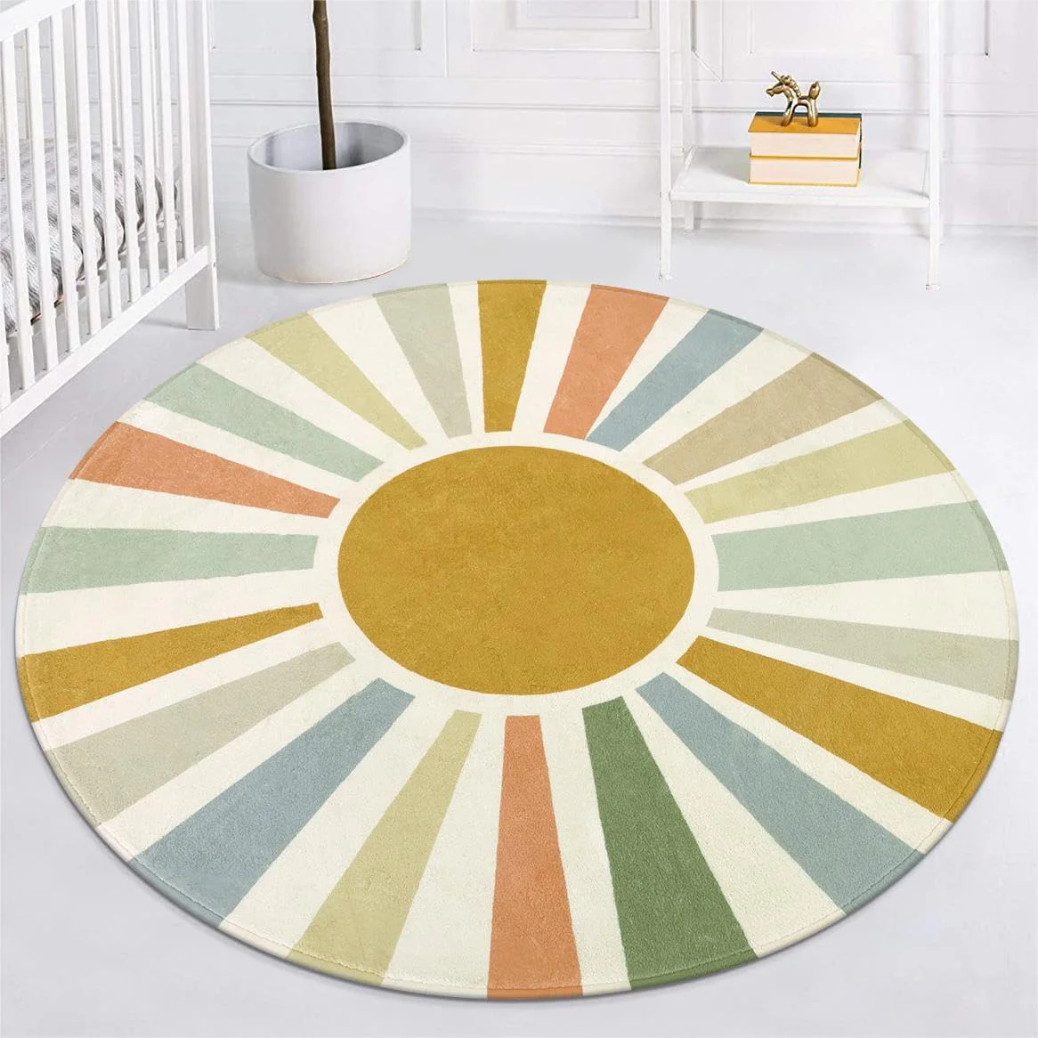 STARUIA Abstract Boho Washable Rug