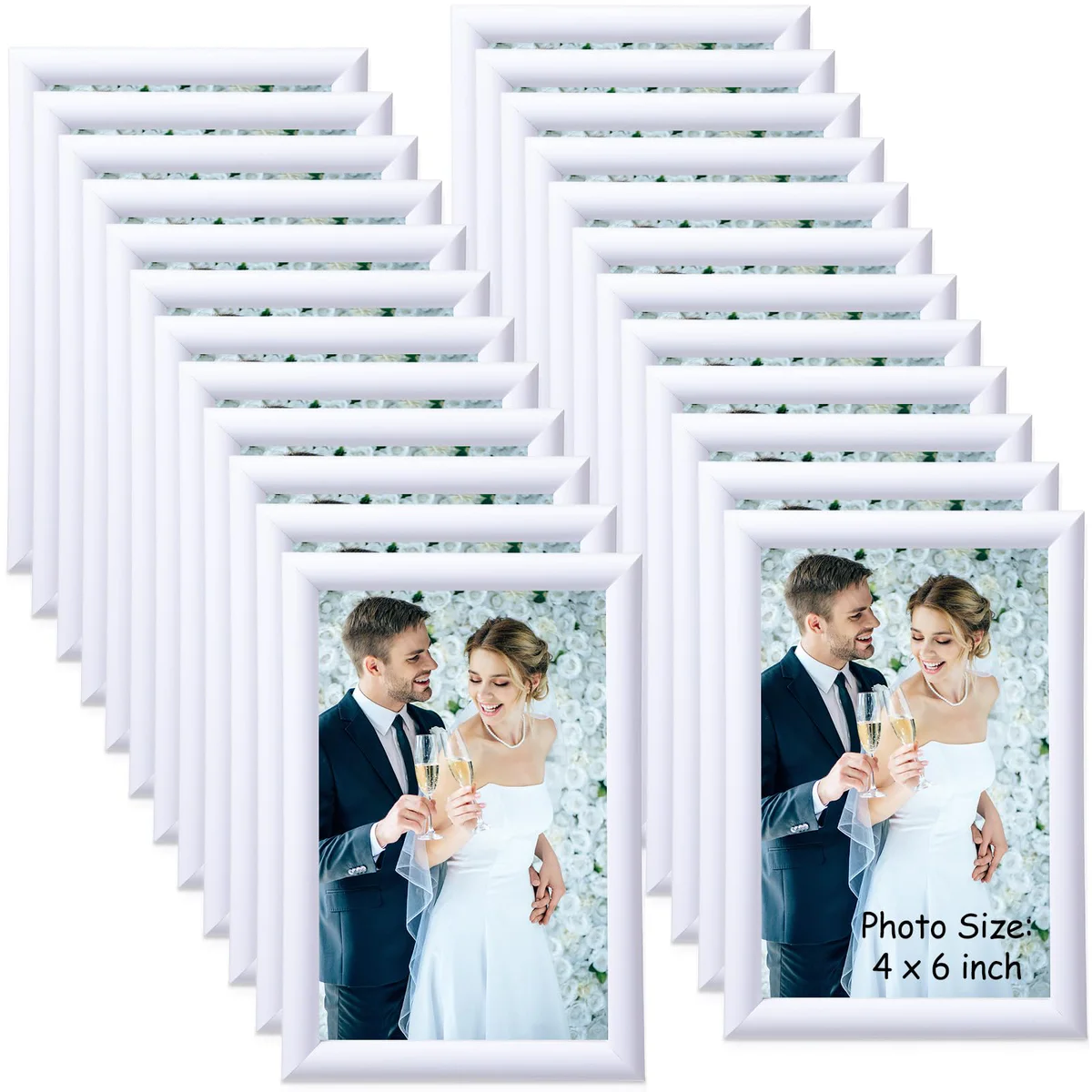 Redbaker 24 Pcs Picture Frames Bulk 
