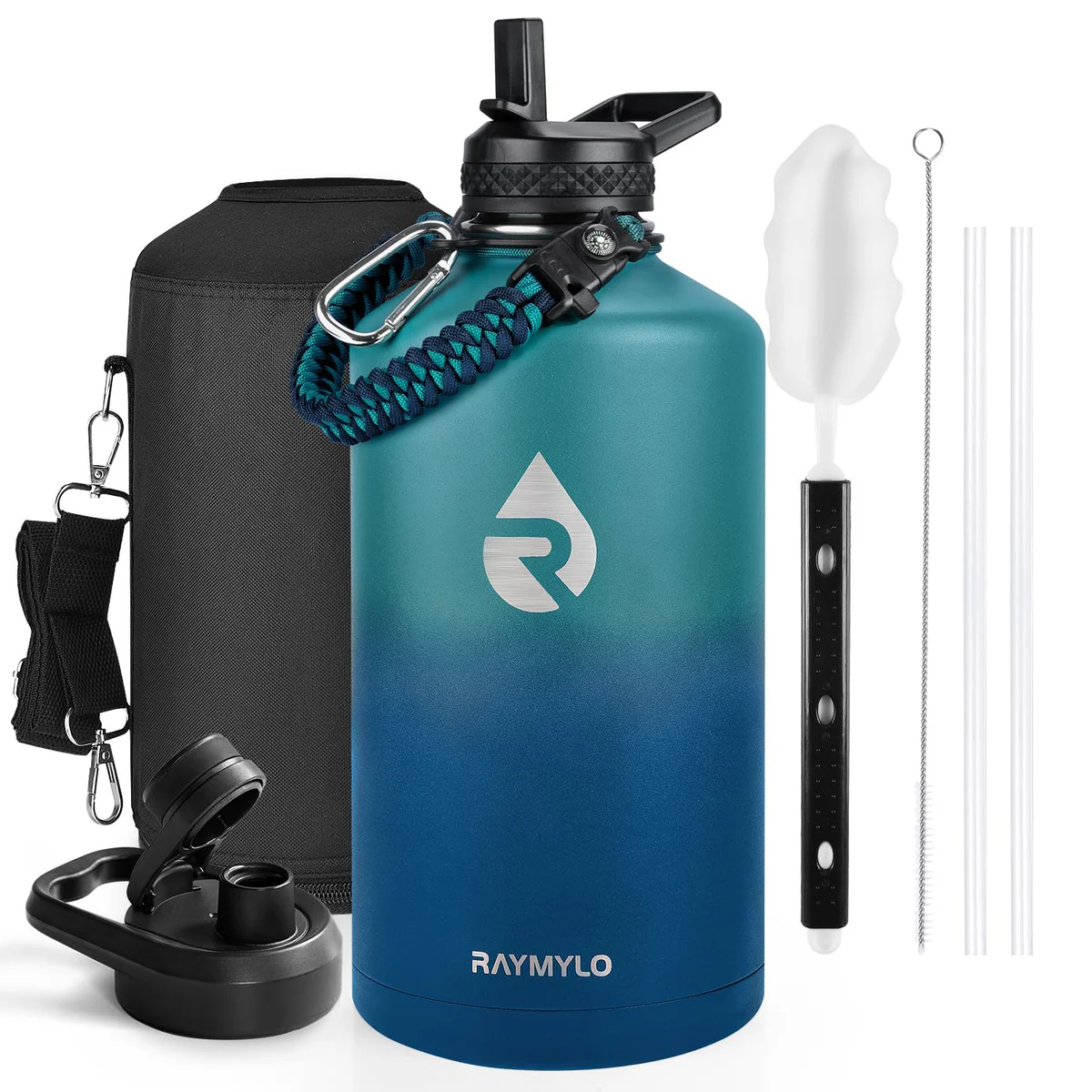 RAYMYLO Insulated Water Bottle with Accessories