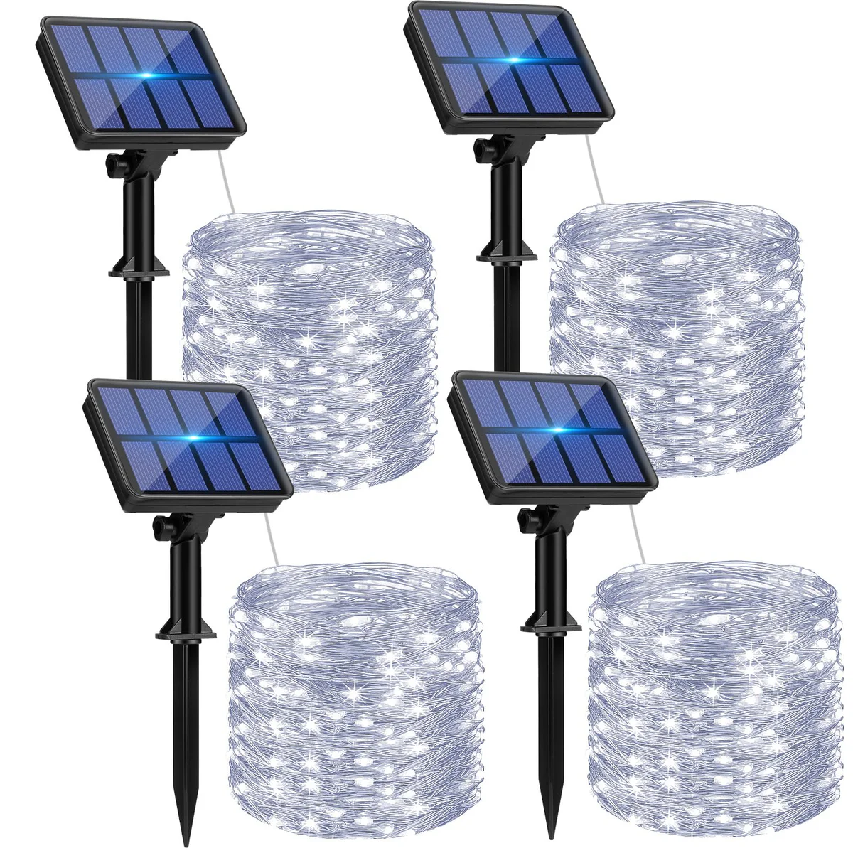 btfarm Solar String Lights Outdoor, 132ft