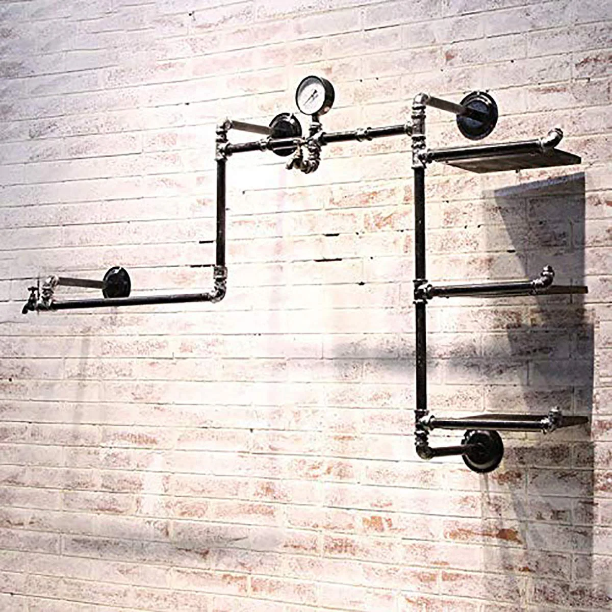 HANS CAO Industrial Pipe Clothing Rack