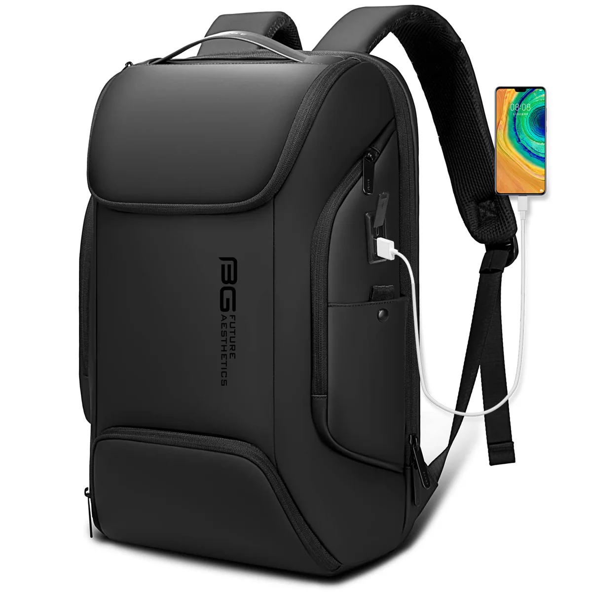 BANGE Expandable Anti-Theft Laptop Backpack