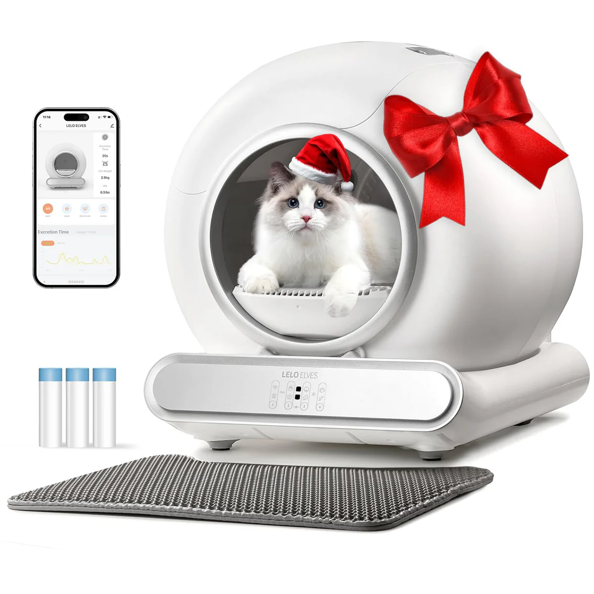 LELO ELVES Self-Cleaning Cat Litter Box