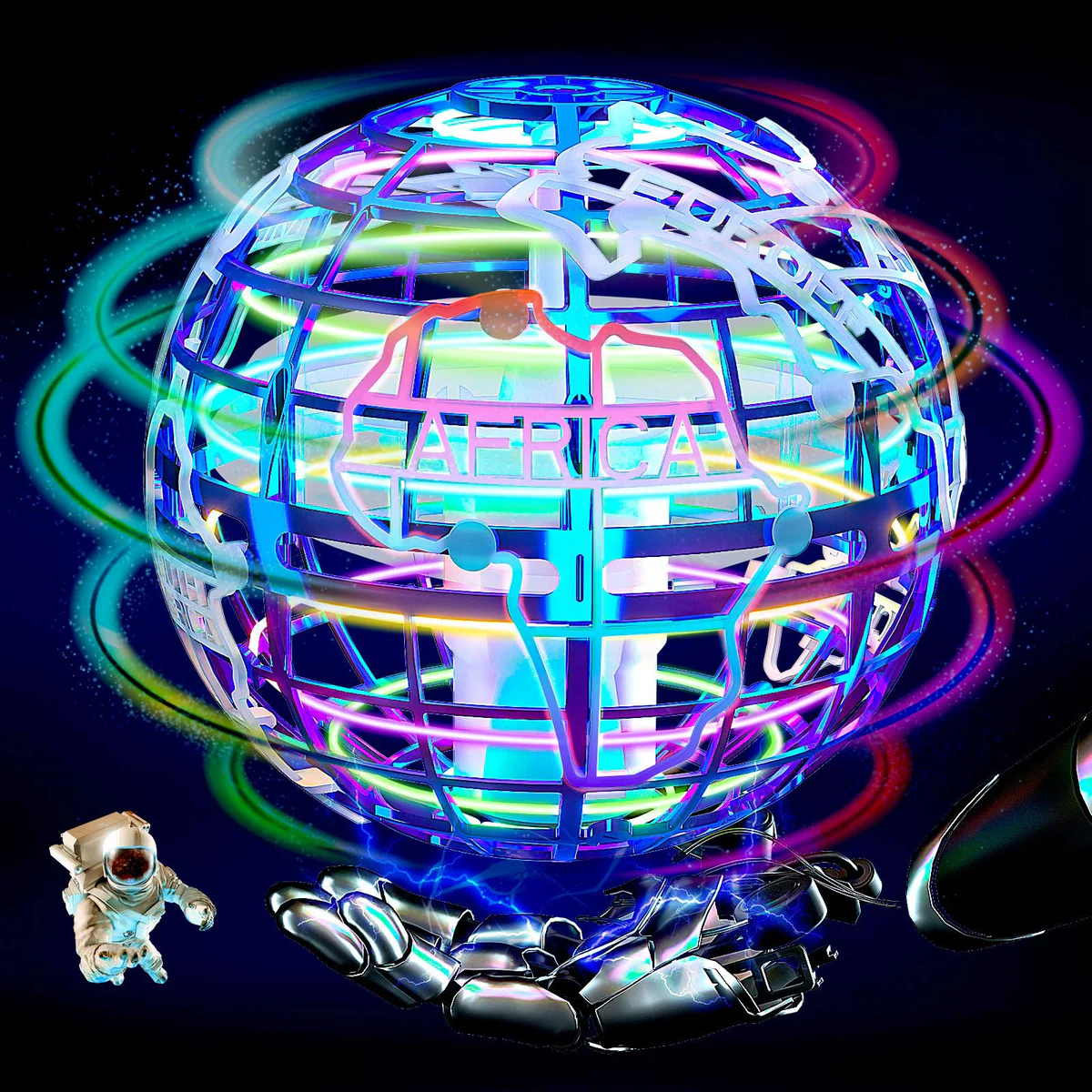 RIEYON UFO Hand Operated Drone