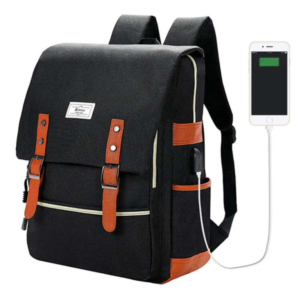 Ronyes Laptop Backpack with USB Charging Port
