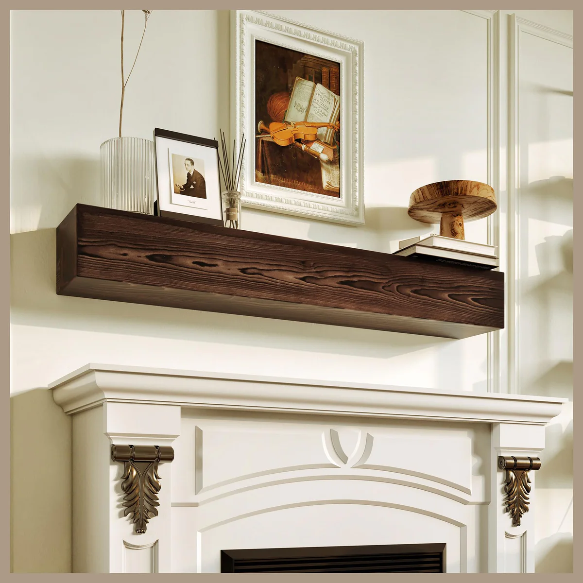 Avana Fireplace Mantel Shelf