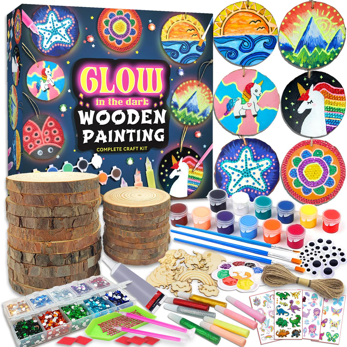 Klmars Kids Wood Painting Art Kit 