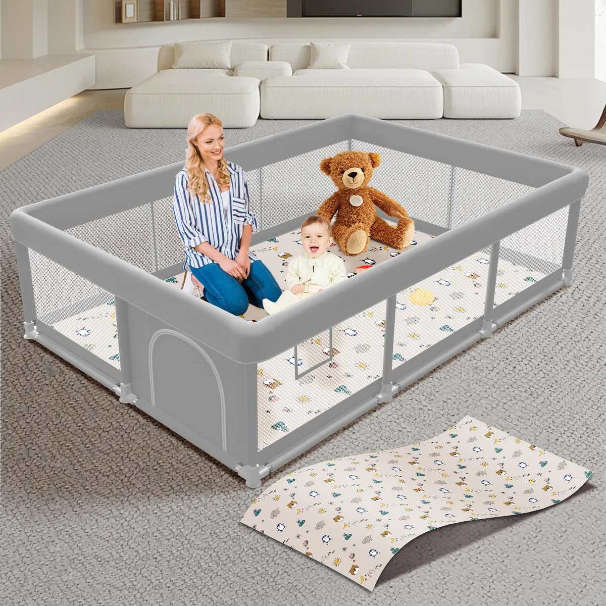 Poudee Baby Playpen