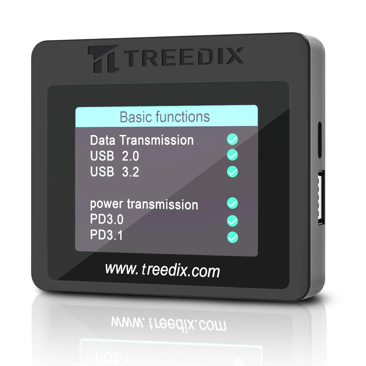 Treedix USB Cable Tester eMarker/PD 3.0/3.1 Detection