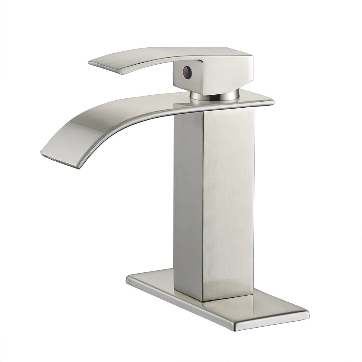 Waterfall Spout Single Handle Bathroom Faucet 