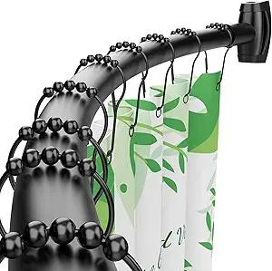 Bonpally, Adjustable Tension Shower Curtain Rod