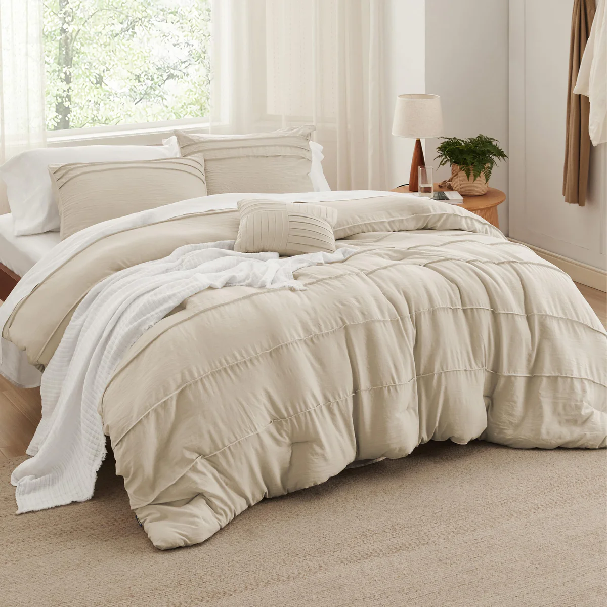 Bedsure California King Comforter Set