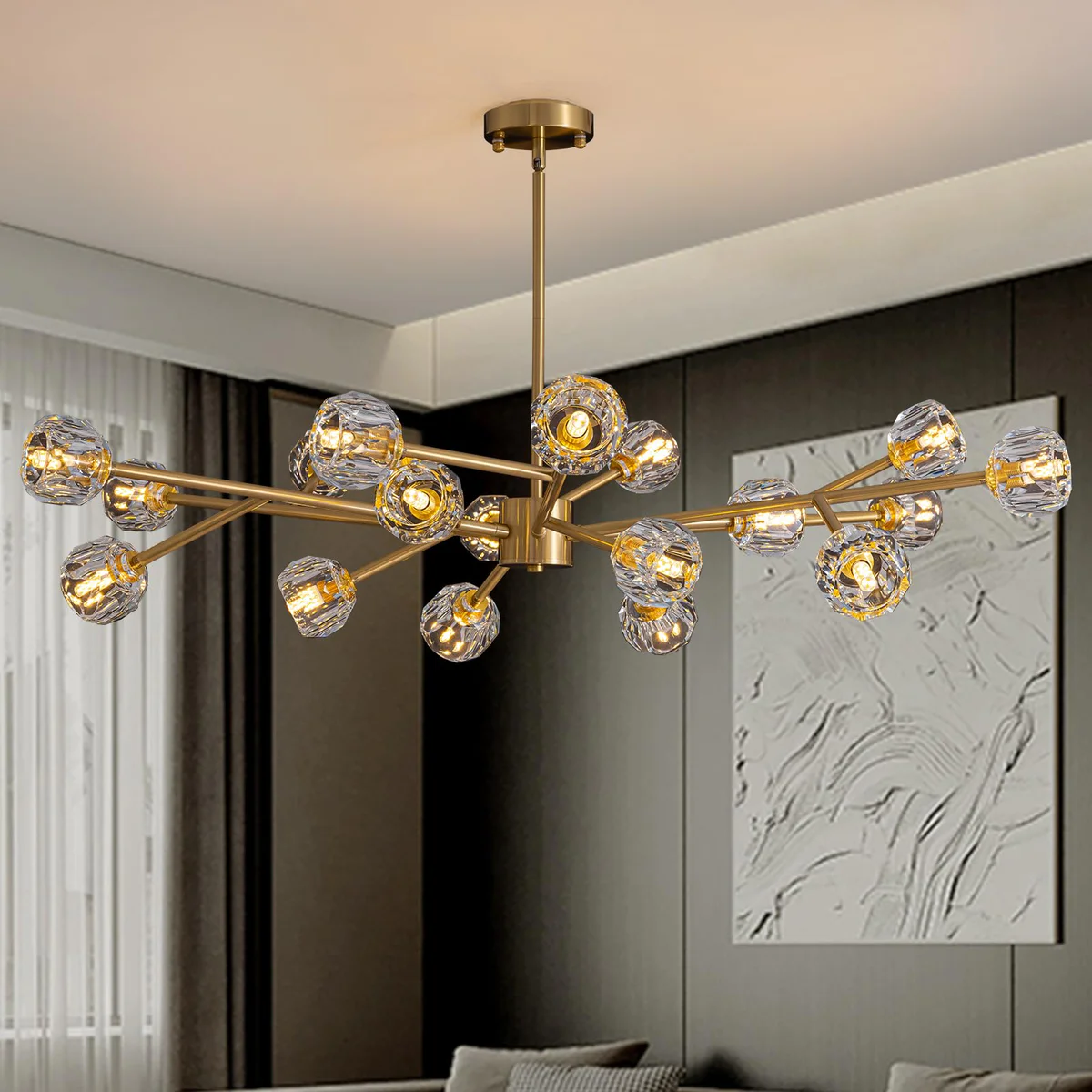 WECHAET Sputnik Chandelier 