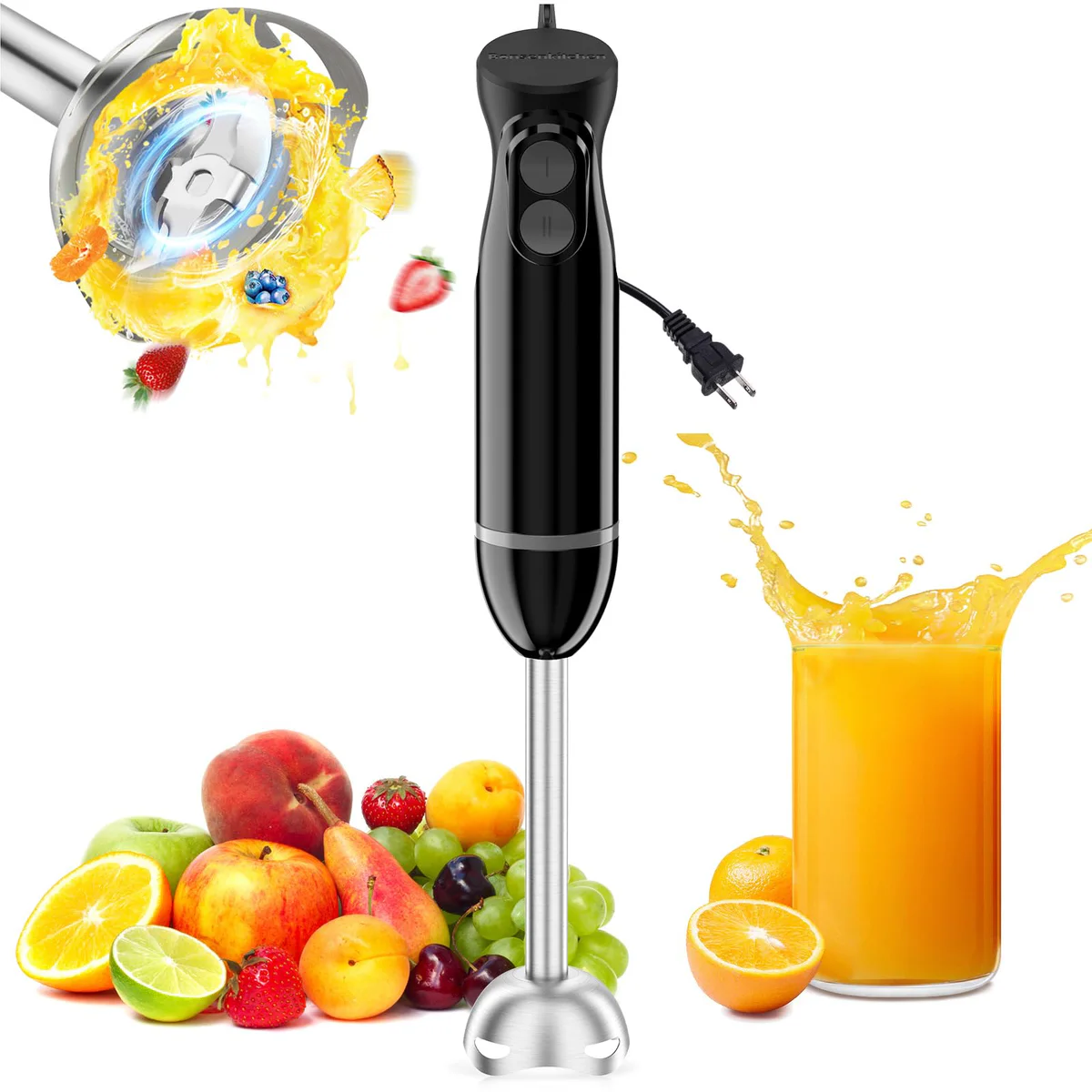 Bonsenkitchen Immersion Hand Blender