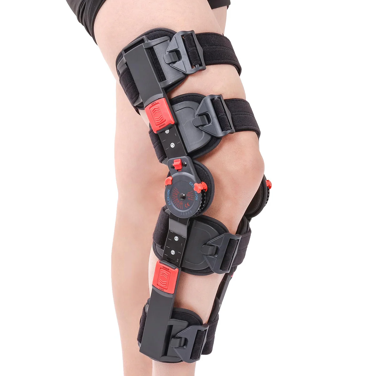 Cryxinty Hinged ROM Knee Brace Support