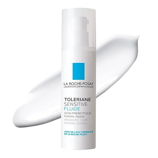  La Roche-Posay Toleriane Sensitive Fluide Protective Moisturizer, Oil-Free