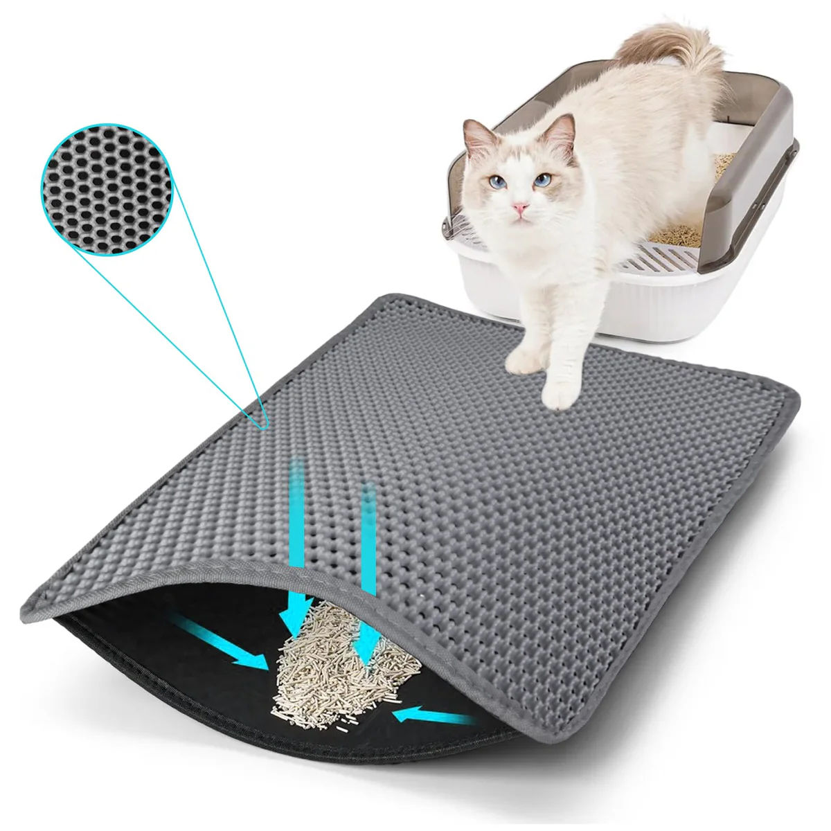 FADEYJ Cat Litter Mat