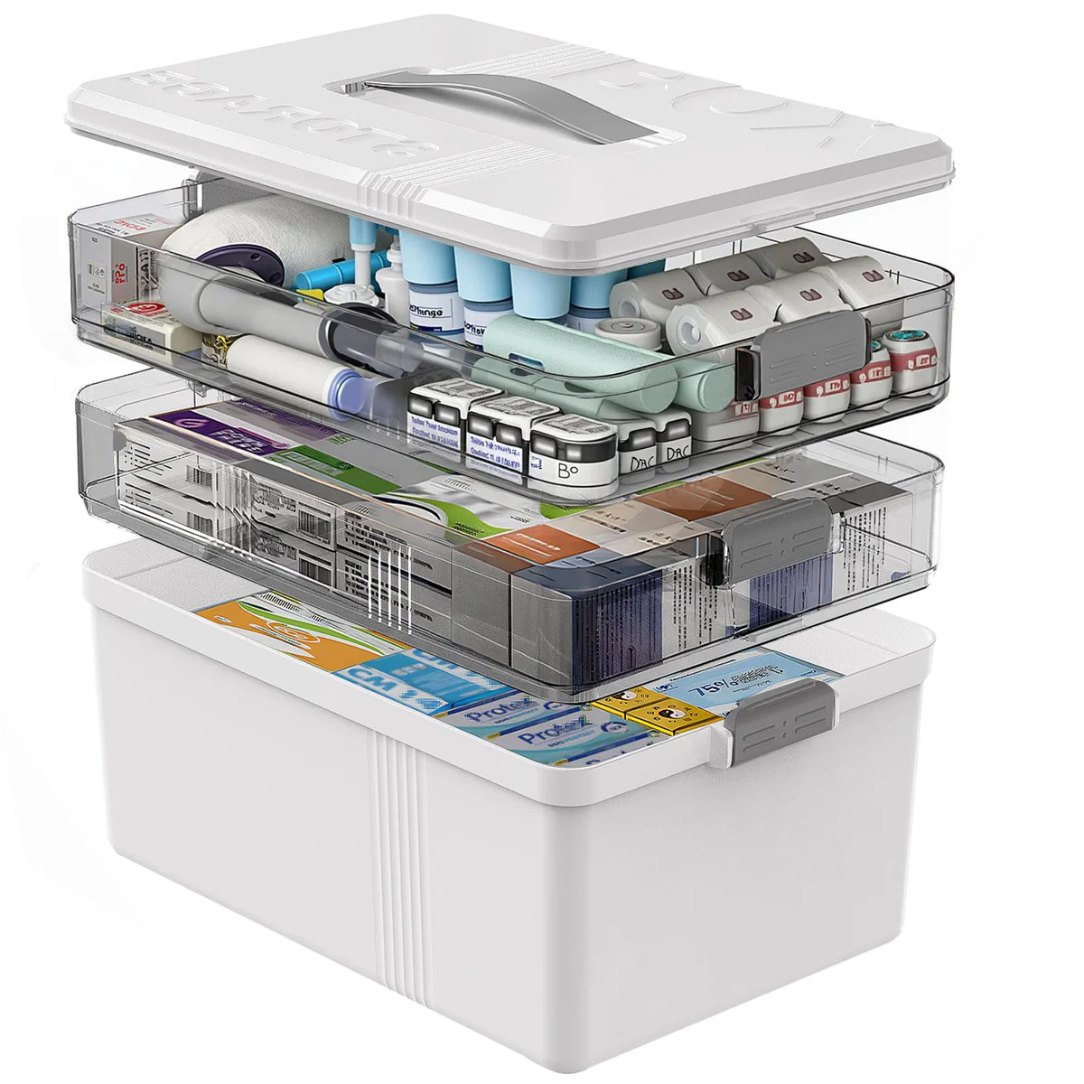 Gifhomfix 3-Tier Medicine Cabinet Organizer