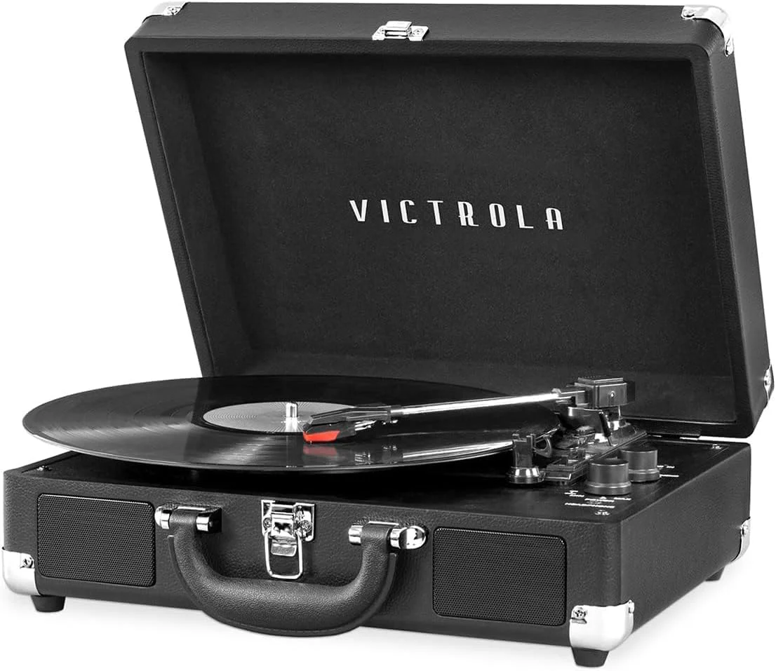Victrola Bluetooth Portable Suitcase Record Player