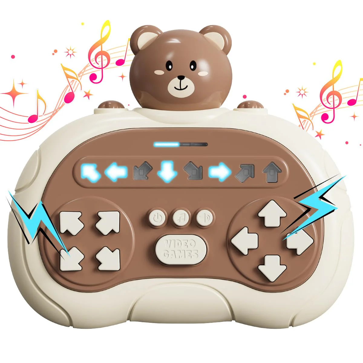 Meiweichuang Musical Bear Push Bubble Sensory Game