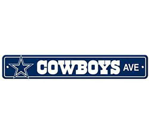 UNBARD Cowboys Ave Metal Street Sign